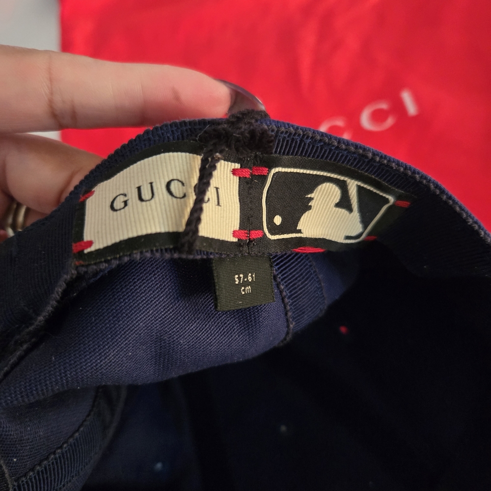 Gucci Blue Baseball Cap - Picture 5 of 9